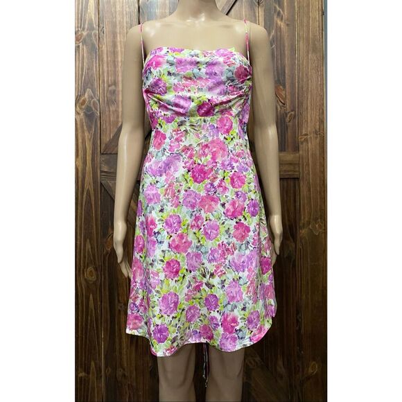 For Love & Lemons Paulina Rose Fabric Mini Dress Womens Sz M